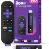 جهاز Roku Streaming Stick HD - جهاز بث عالي الدقة للتلفزيون مع جهاز تحكم عن بعد صوتي من Roku، تلفزيون مجاني ومباشر